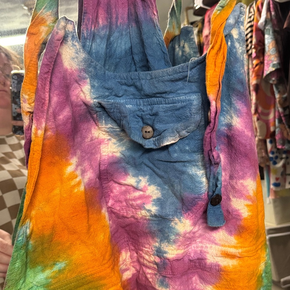 Colorful Tie-Dye Jumpsuit - Picture 2 of 4